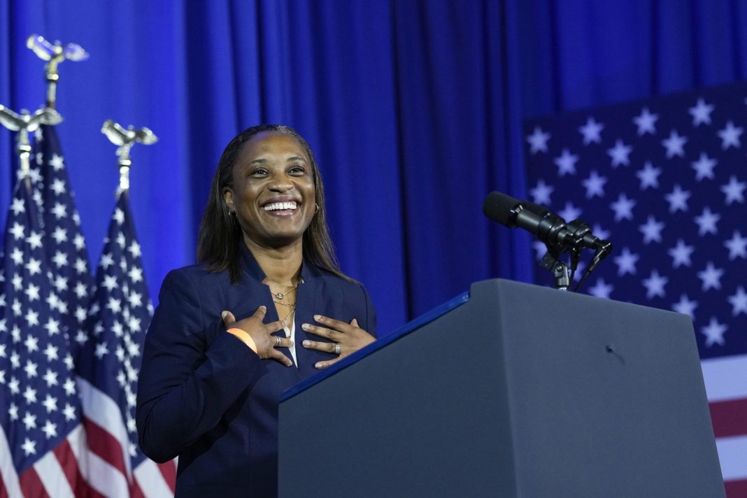 democrat-insider-laphonza-butler-sworn-in-as-third-ever-black-female-senator,-to-replace-late-california-sen.-feinstein